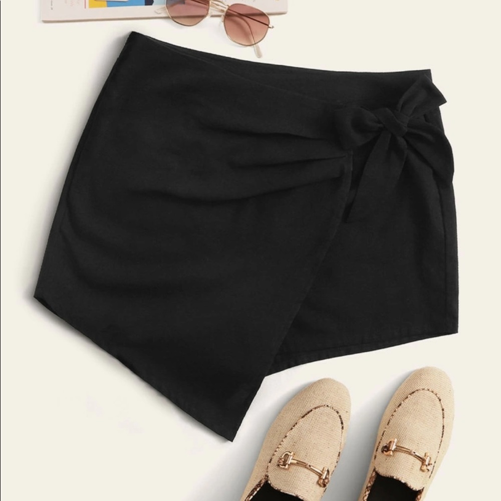 Shein tie shorts